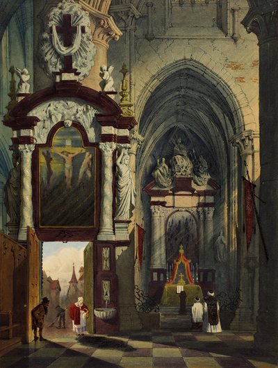 Kathedrale von Antwerpen, 1878 von G.P. Andre